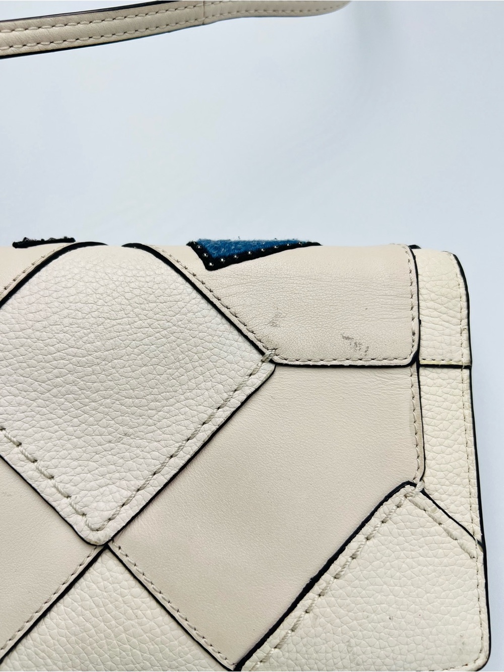 Coach Embellished Canyon Quilt Foldover Crossbody Bag - Picture 8 of 10